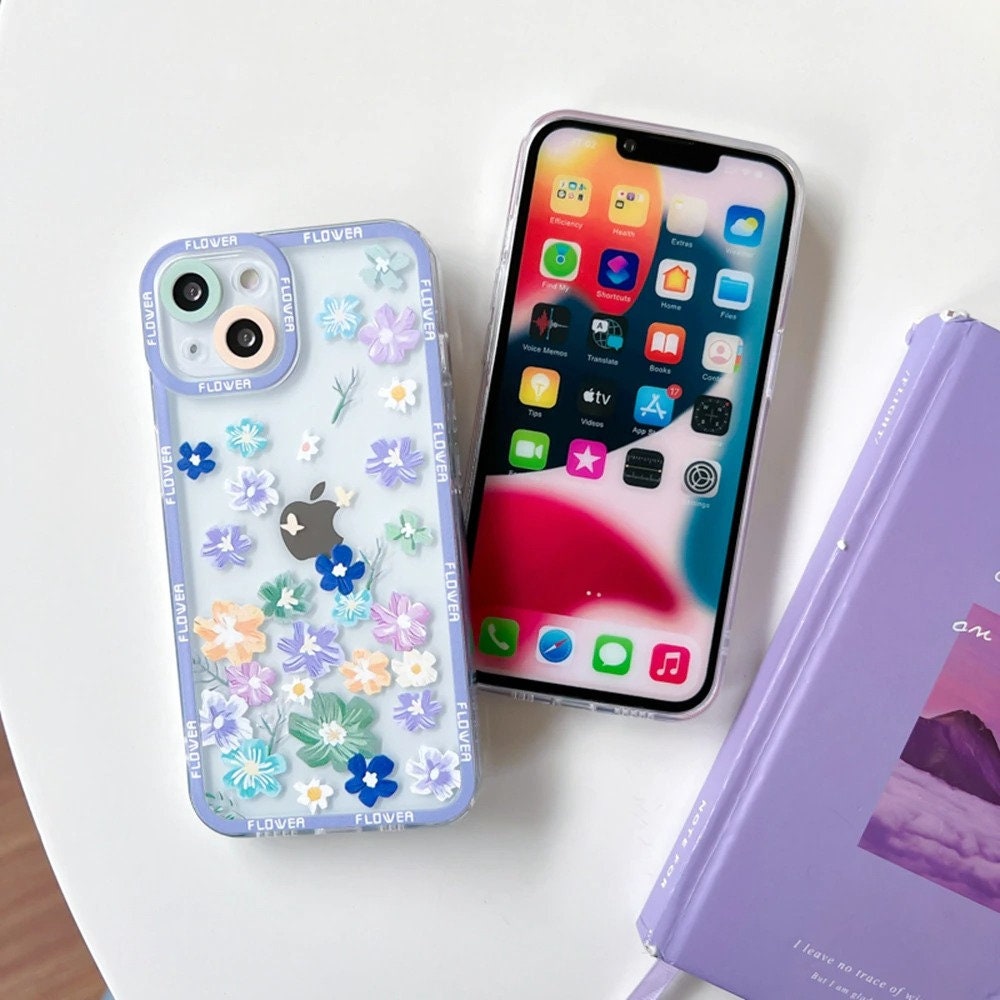 Cute Flowers Soft Silicone TPU Phone Case