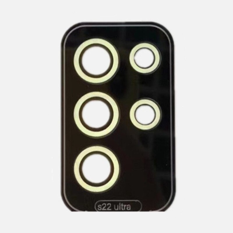 Camera Lens Screen Protective Metal Ring Tempered Glass