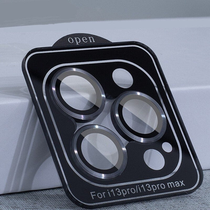 Tempered Glass Lens Metal Camera Ring Case