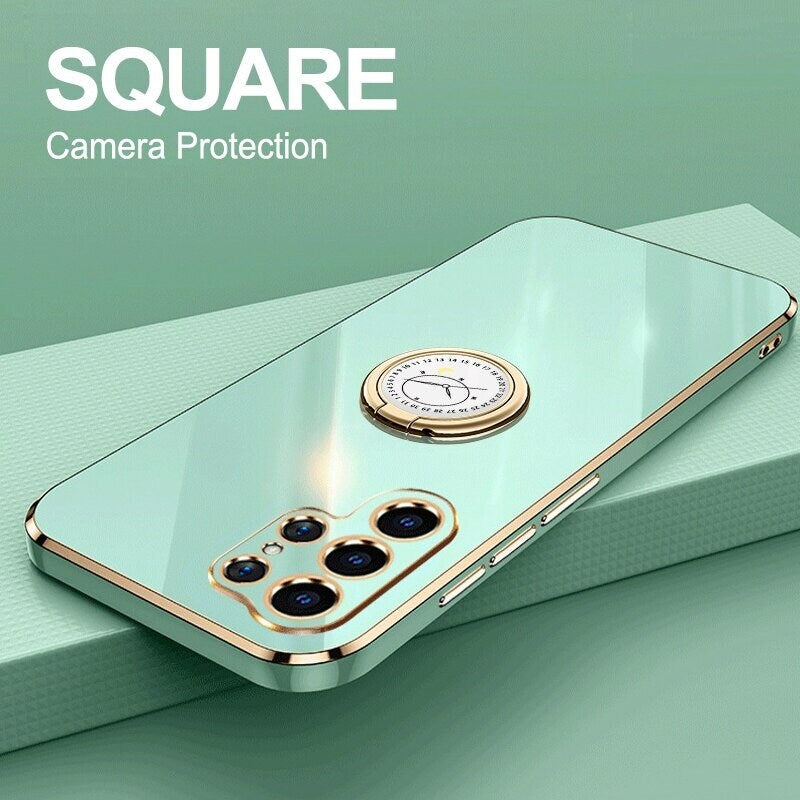 Square Plating With Ring Holder Soft Cover