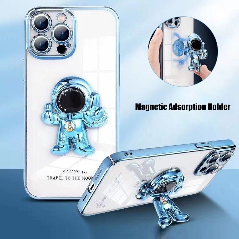 Luxury 3D Astronaut Magnetic Kick-stand Phone Case